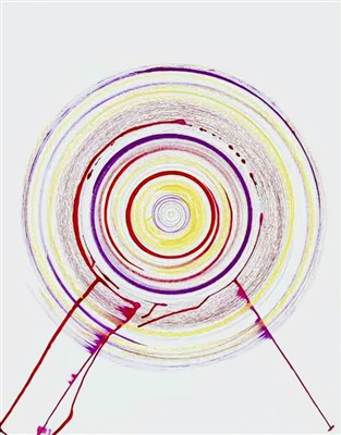 Lot 309 - Damien Hirst (British b.1965), 'All Around The World', 2002, unique