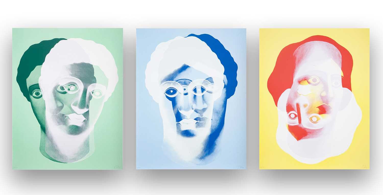 Lot 171 - Nicolas Party (Swiss 1980-), '3 Portraits', 2018
