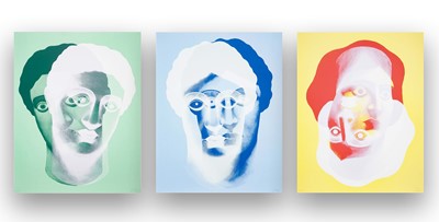 Lot 160 - Nicolas Party (Swiss 1980-), '3 Portraits', 2018