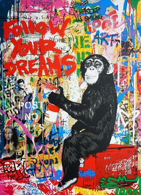 Lot 312a - Mr Brainwash (French 1966-), 'Follow Your Dreams', 2020