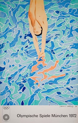 Lot 33 - David Hockney (British 1937-), 'Olympische Spiele München', 1972