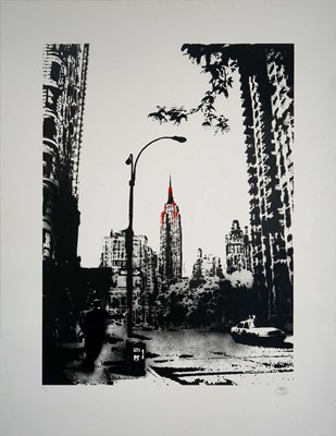 Lot 236 - Nick Walker (British 1969-), 'Empire State (From The Morning After Series, Black & White Version)', 2009