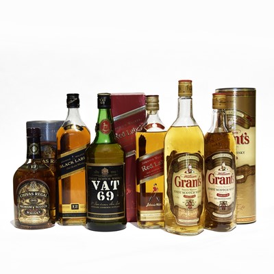 Lot 189 - 6 bottles Mixed Blended Scotch Whisky Believed 1990s/2000s