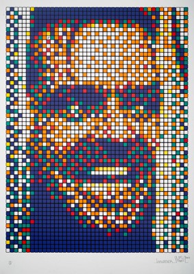 Lot 183 - Invader (French 1969-), 'Rubik Kubrick II - Jack', 2007