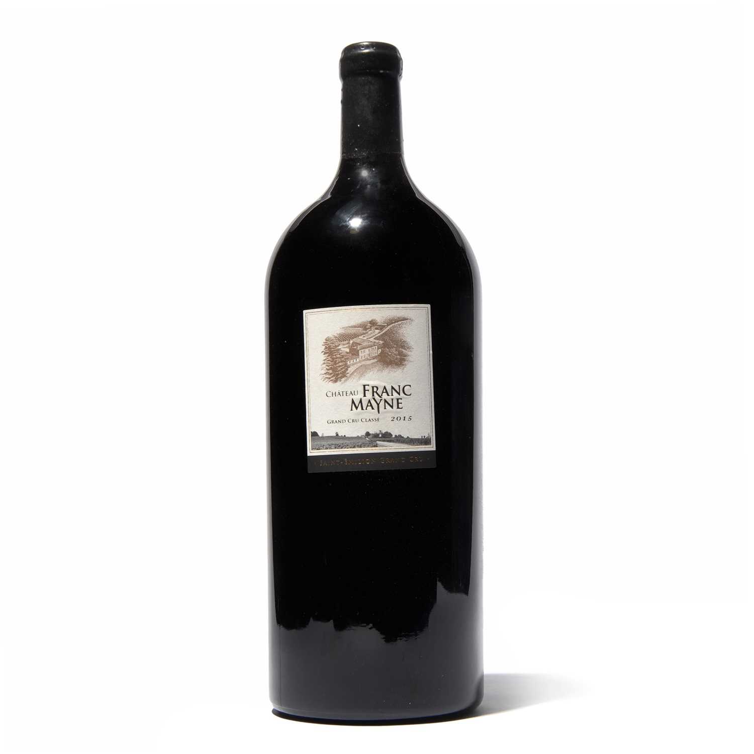 Lot 37 - 3 6 litre bottles 2015 Ch Franc Mayne