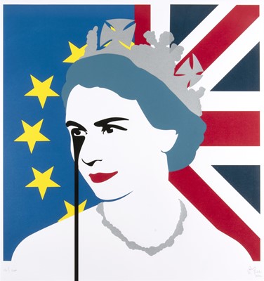 Lot 242 - Pure Evil (British 1968-), ‘QE2EU – Brexit Nightmare’, 2016