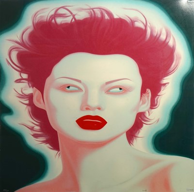 Lot 49 - Feng Zhengie (Chinese 1968-), 'Chinese Portrait No.53', 2008