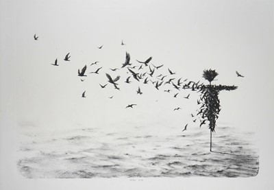 Lot 159 - Pejac (Spanish 1977-), 'Scattercrow', 2017