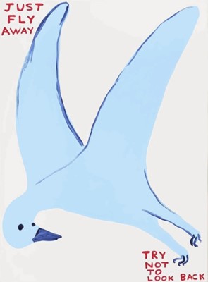 Lot 130 - David Shrigley (British 1968-), 'Untitled (Just Fly Away)', 2023