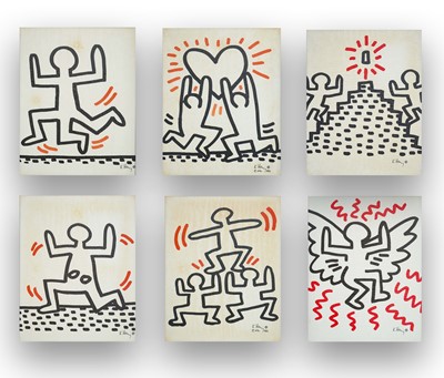 Lot 191 - Keith Haring (American 1958-1990), 'Bayer Suite', 1982