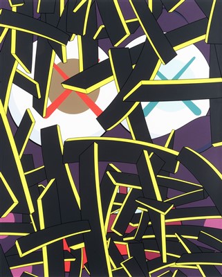Lot 404 - Kaws (American b.1974), 'Paper Smile', 2012