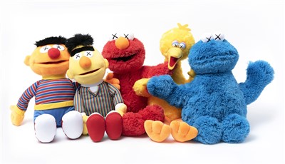Lot 196 - Kaws & Uniqlo (Collaboration), 'Kaws Sesame Street', 2018