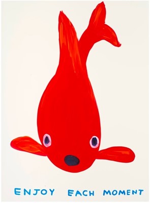 Lot 127 - David Shrigley (British 1968-), 'Untitled (Enjoy Each Moment)', 2022