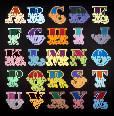 Lot 383 - Ben Eine (British b.1970), 'Circus A-Z', 2008, unique