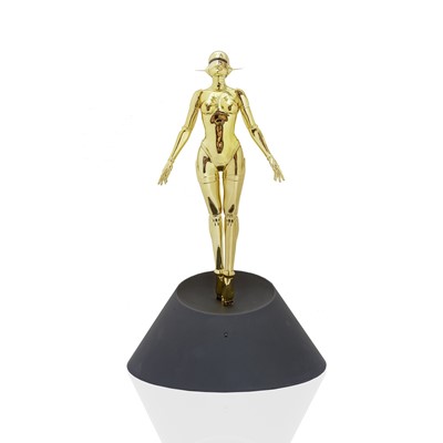 Lot 33 - Hajime Sorayama (Japanese 1947-), Sexy Robot Floating (Gold)', 2020