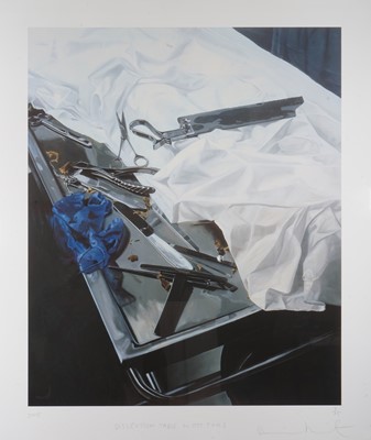 Lot 117 - Damien Hirst (British 1965-), 'Dissection Table With Tools', 2005