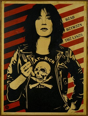 Lot 227 - Shepard Fairey (American 1970-), 'Patti Smith (HPM)', 2012