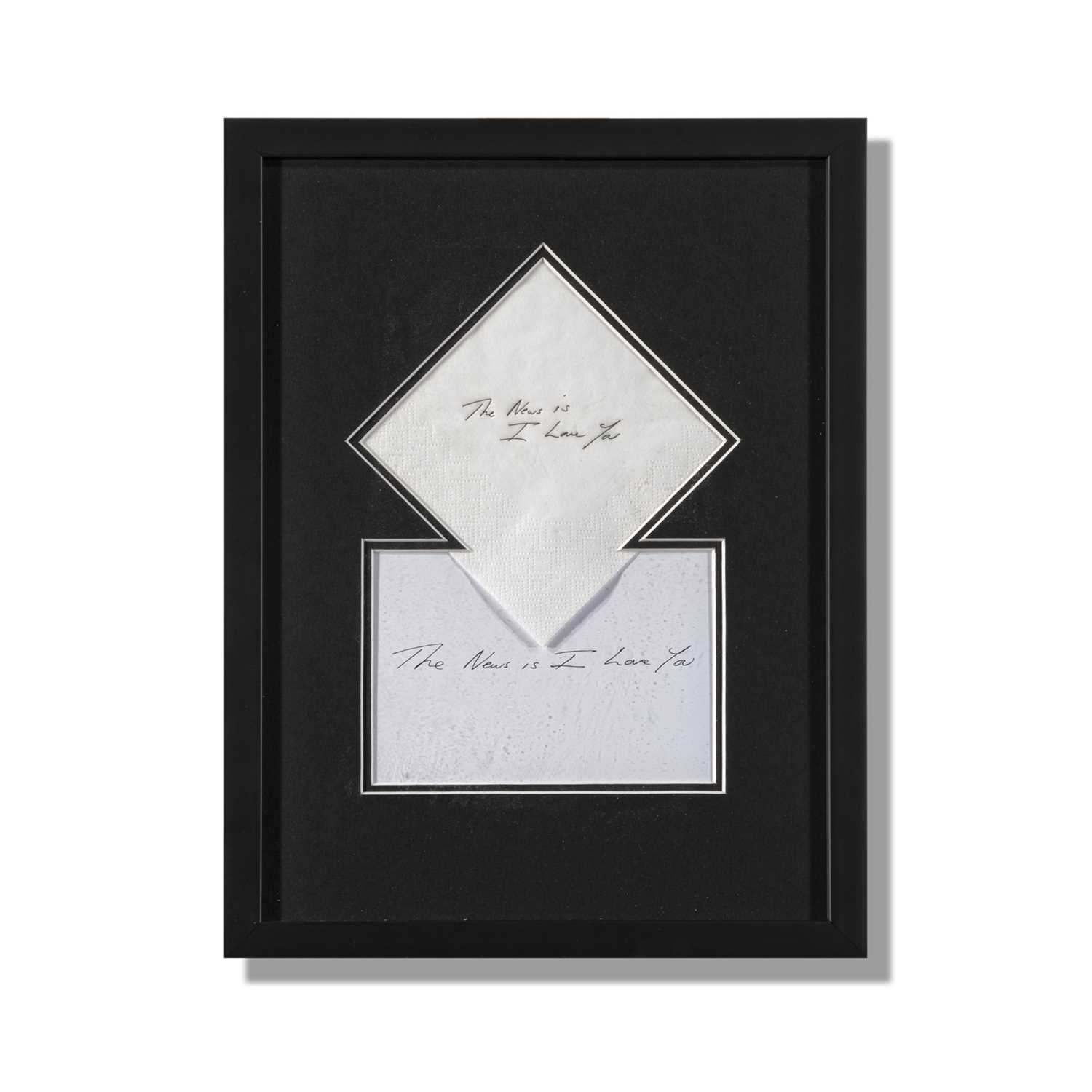 Lot 88 - Tracey Emin (British 1963-), 'The News Is I Love You', 2021