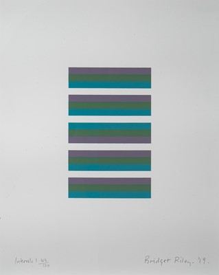 Lot 188 - Bridget Riley (British 1931-), 'Intervals 1', 2019