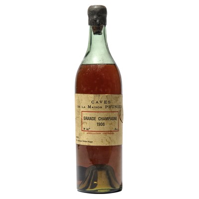 Lot 176 - 1 bottle 1906 Caves Prunier Grande Champagne Cognac