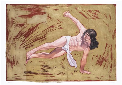 Lot 147 - Cosmo Sarson (British), ‘Breakdancing Jesus – Flares’, 2015