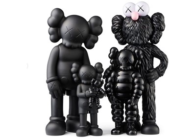 Lot 167 - Kaws (American 1974-), 'Family (Black)', 2021