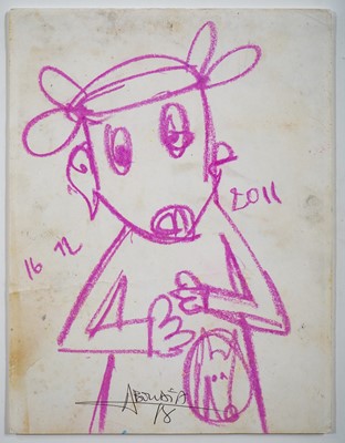 Lot 99 - Aboudia (Ivorian 1983-), 'Untitled', 2011