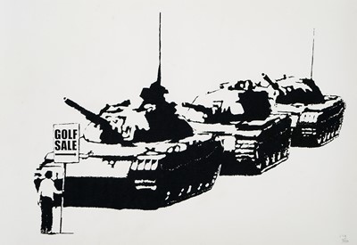 Lot 147 - Banksy (British 1974-), 'Golf Sale', 2003