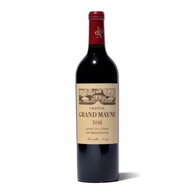 Lot 61 - 6 bottles 2016 Ch Grand Mayne