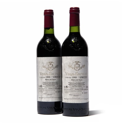 Lot 160 - 2 bottles 1989 Vega-Sicilia Unico