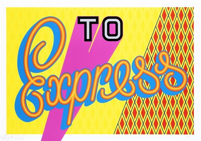 Lot 134 - Ben Eine (British b.1970), ‘To Express’, 2012