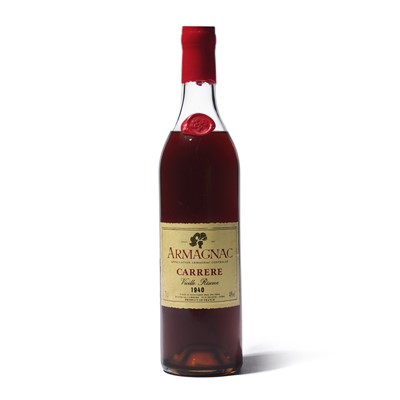 Lot 184 - 1 bottle 1940 Armagnac Carrere Vieille Reserve