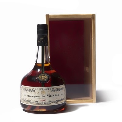 Lot 185 - 1 bottle 1967 Armagnac de Montal