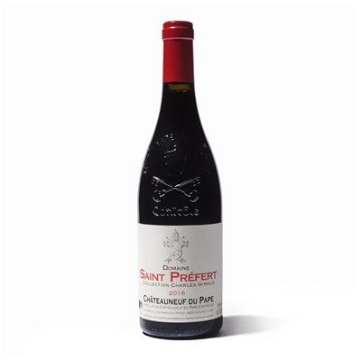 Lot 269 - 6 bottles 2016 Chateauneuf-du-Pape Charles Guiraud Dmne St Prefer