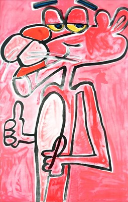 Lot 335 - Katherine Bernhardt (American b.1975), 'Pink', 2019