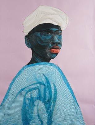 Lot 100 - Adjei Tawiah (Ghanaian 1987-), 'Nose Ring II', 2021