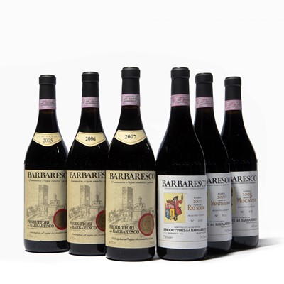 Lot 287 - 12 bottles Mixed Produttori del Barbaresco Case