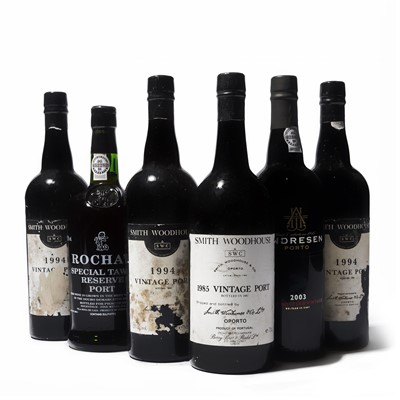 Lot 14 - 6 bottles Mixed Port