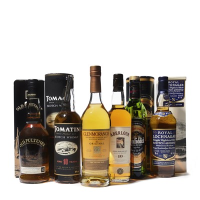 Lot 214 - 6 bottles Mixed Single Malt Whisky