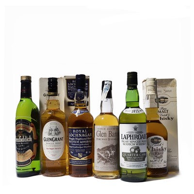 Lot 220 - 6 bottles Mixed Single Malt Scotch Whisky