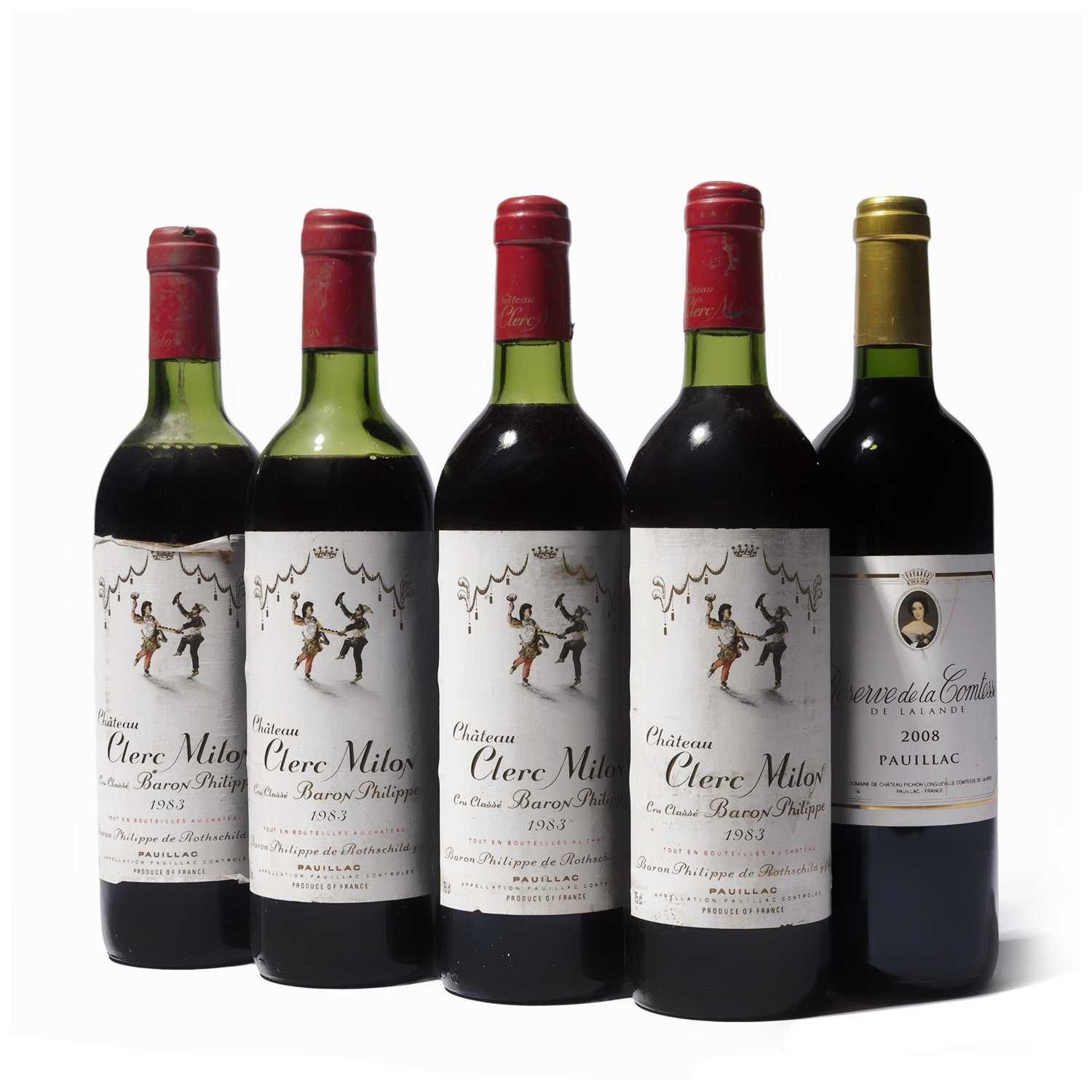 Lot 68 - 4 bottles Mixed Claret