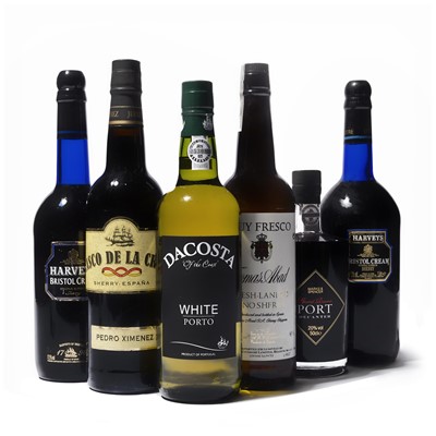 Lot 115 - 6 bottles and 2 half-bottles Mixed Fortifieds and Liqueurs