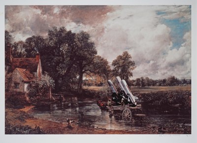 Lot 53 - Peter Kennard (British 1949-), 'Haywain With Cruise Missiles', 1980/2010