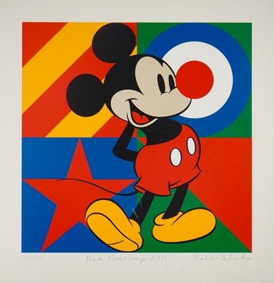 Lot 52 - Peter Blake (British 1932-), 'Red Nose Day', 2019
