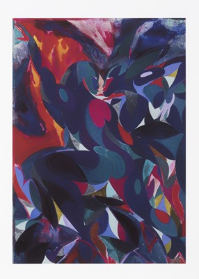 Lot 94 - Tunji Adeniyi-Jones (British 1992-), 'A Flashy Encounter, 2021