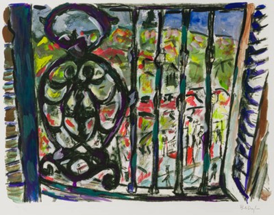 Lot 8 - Bob Dylan (American 1941-), Iron Railing, 2013
