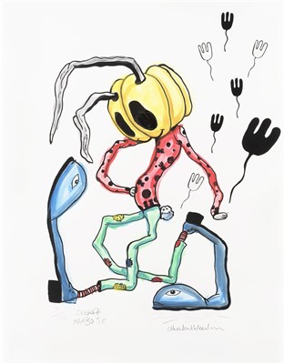 Lot 9 - Barry Reigate & Alice Irwin (Collaboration), 'Mambo (Untitled)', 2019, unique
