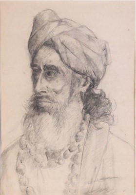 Lot 191 - Sawlaram Haldankar, (Indian 1882 - 1962), 'Untitled'