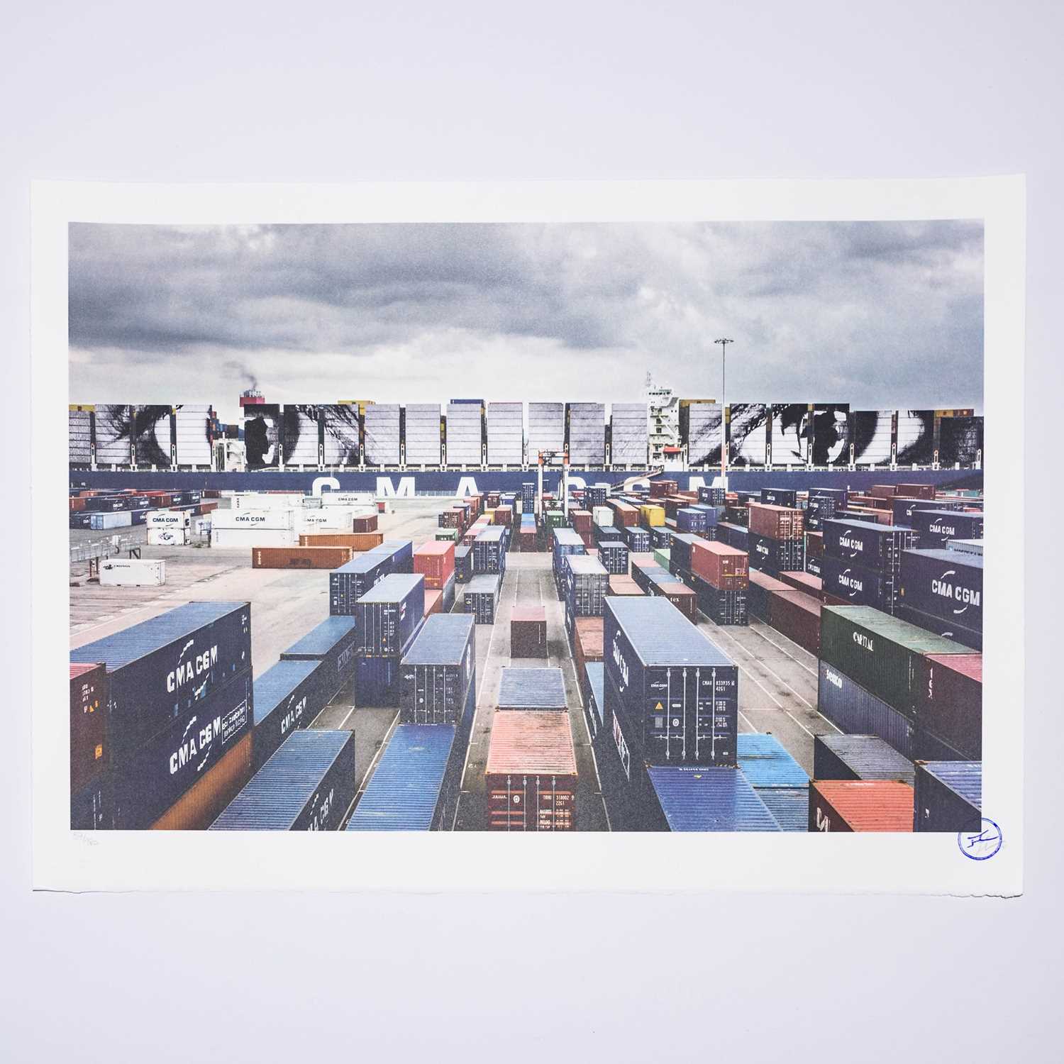 Lot 38 - JR (French 1983-), 'Women Are Heroes, Elizabeth Kamanga, Le Havre, France, 2014', 2021