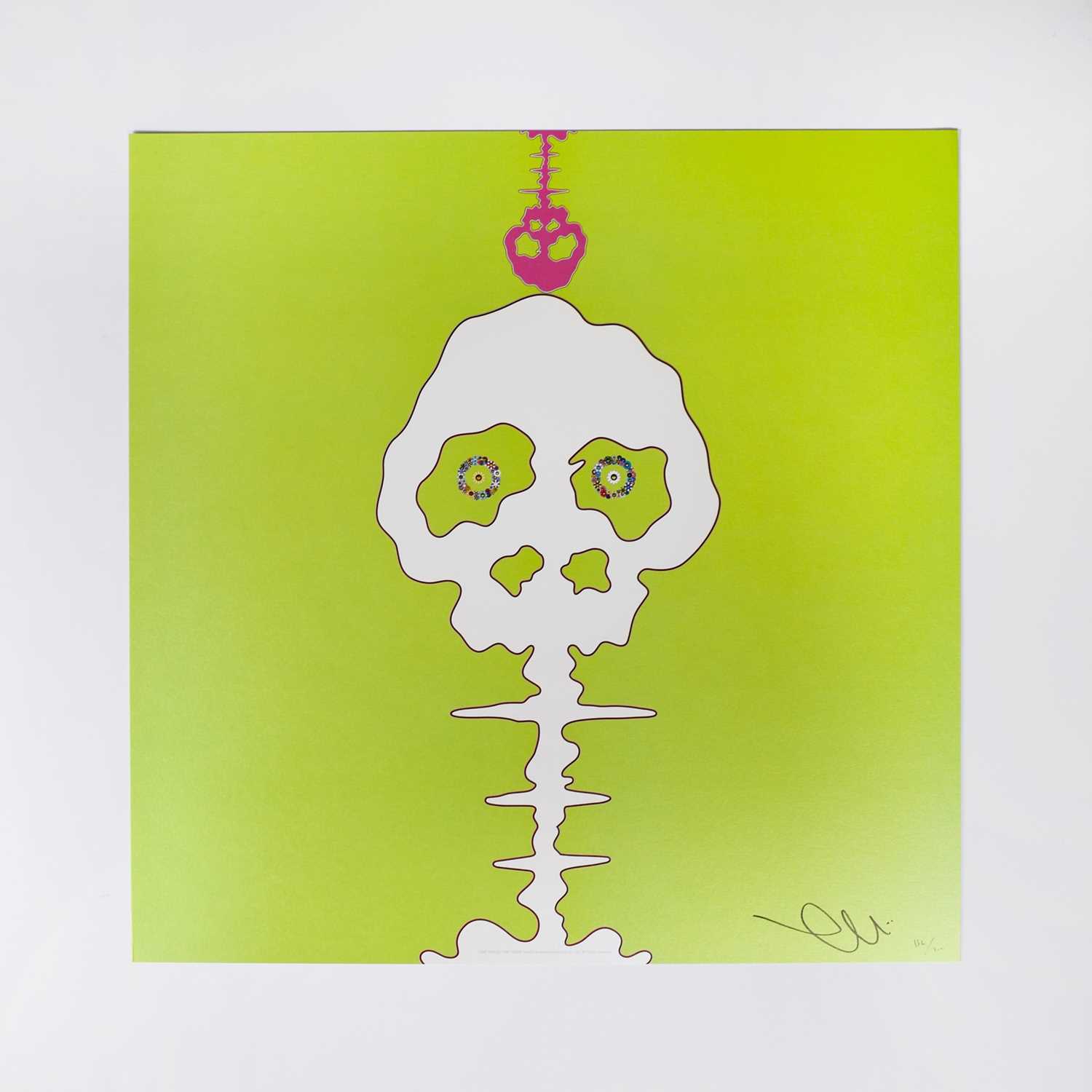 Lot 61 - Takashi Murakami (Japanese 1962-), 'Lime Green - Time (Time Bokan)', 2011